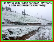 Trabzon yayalarınnda karlı iki bayram
